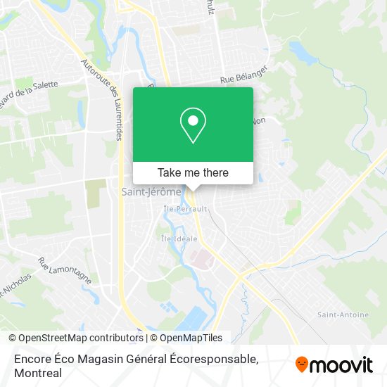Encore Éco Magasin Général Écoresponsable map