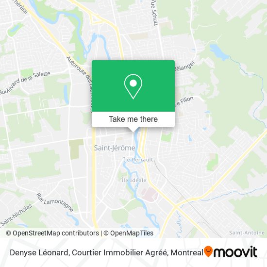 Denyse Léonard, Courtier Immobilier Agréé map