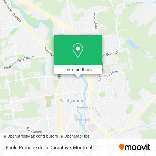 Ecole Primaire de la Durantaye map
