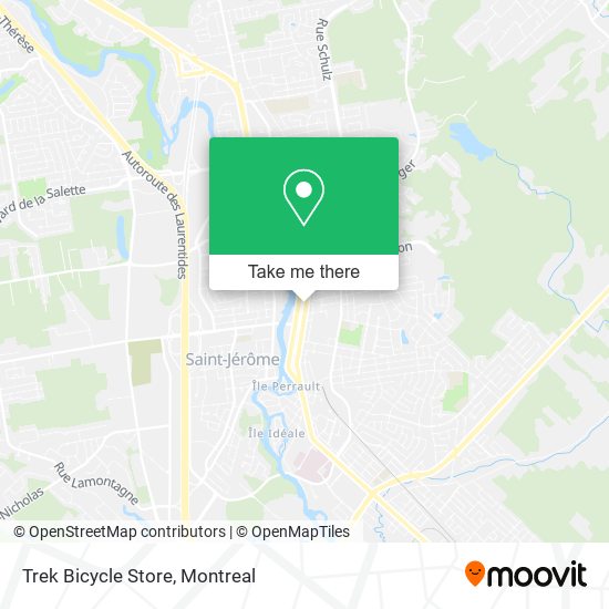 Trek Bicycle Store map