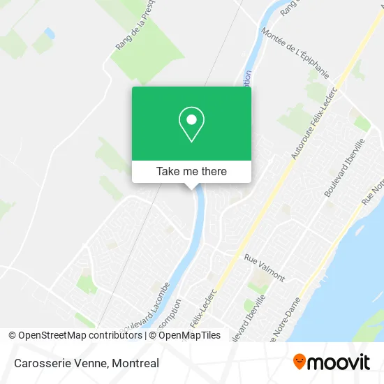 Carosserie Venne map