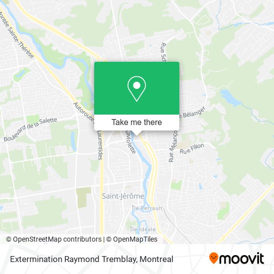 Extermination Raymond Tremblay map