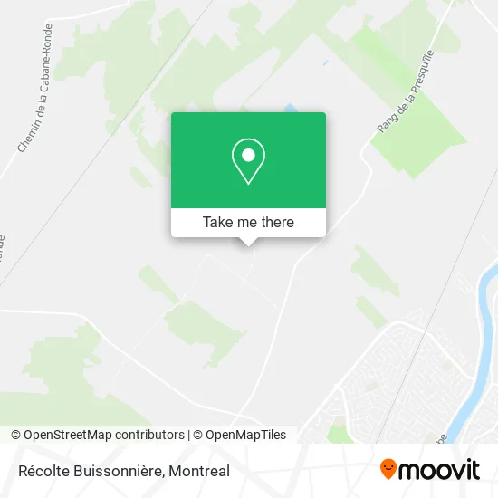 Récolte Buissonnière map