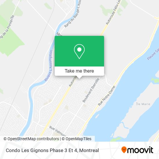 Condo Les Gignons Phase 3 Et 4 map