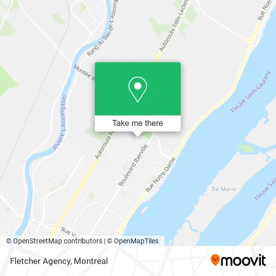 Fletcher Agency map