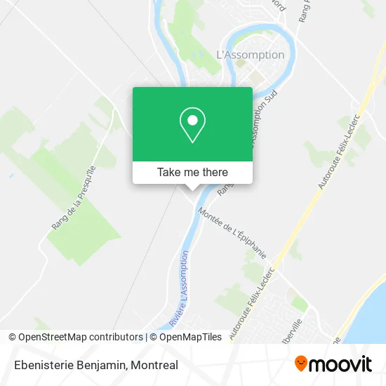 Ebenisterie Benjamin map