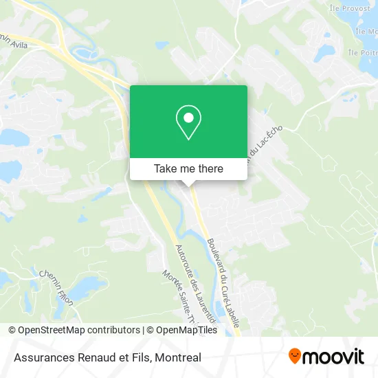 Assurances Renaud et Fils map