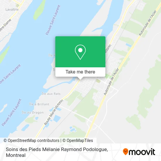 Soins des Pieds Mélanie Raymond Podologue map