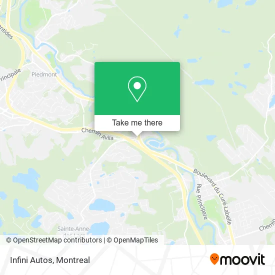 Infini Autos map
