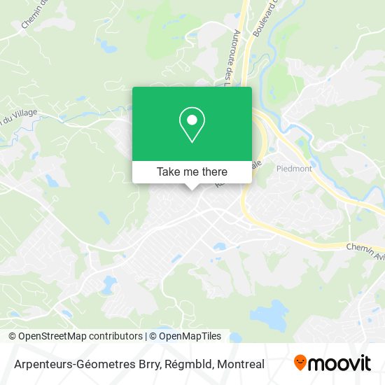 Arpenteurs-Géometres Brry, Régmbld map