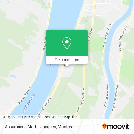 Assurances Martin Jacques map