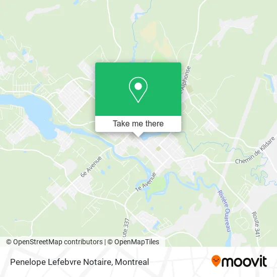 Penelope Lefebvre Notaire map