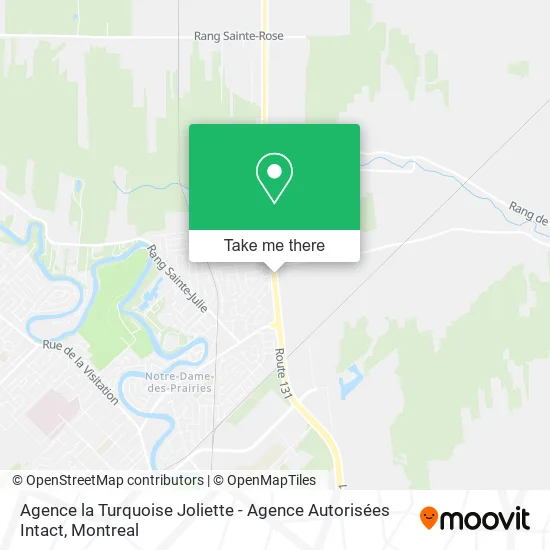 Agence la Turquoise Joliette - Agence Autorisées Intact map