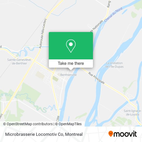 Microbrasserie Locomotiv Co map