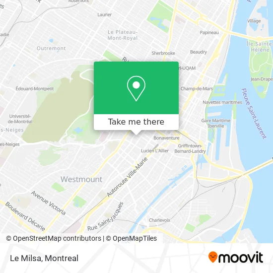Le Milsa map