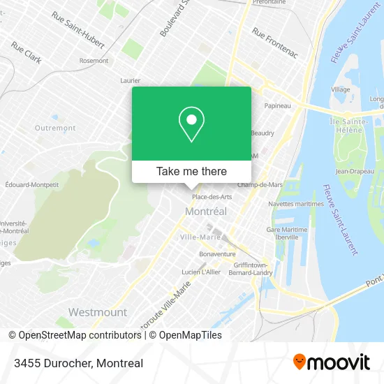 3455 Durocher map