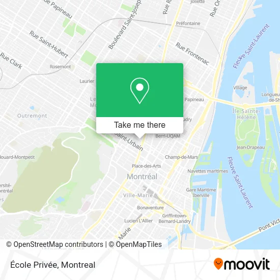 École Privée map