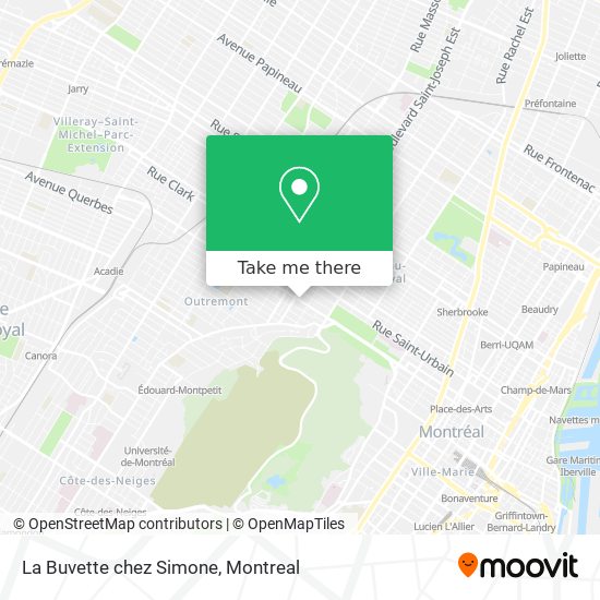 La Buvette chez Simone map