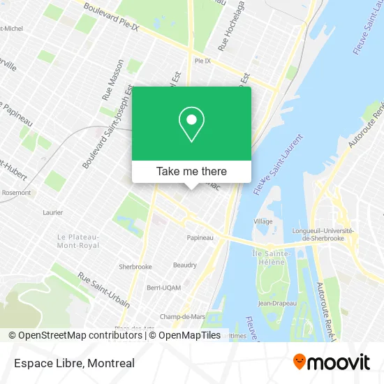 Espace Libre map
