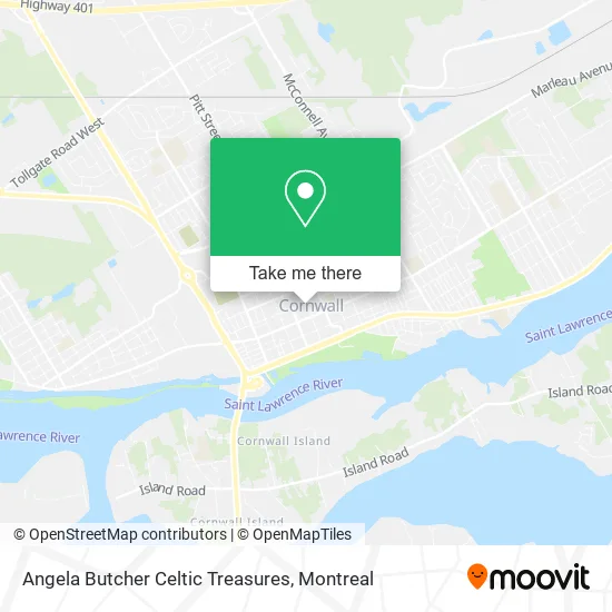 Angela Butcher Celtic Treasures map