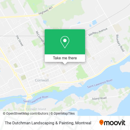 The Dutchman Landscaping & Painting map