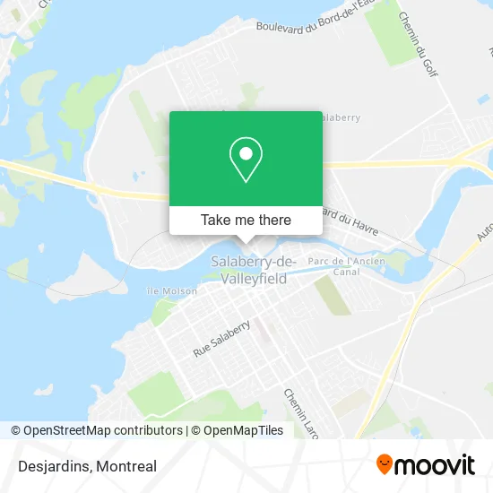 Desjardins map