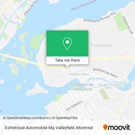 Esthétique Automobile Mg Valleyfield map