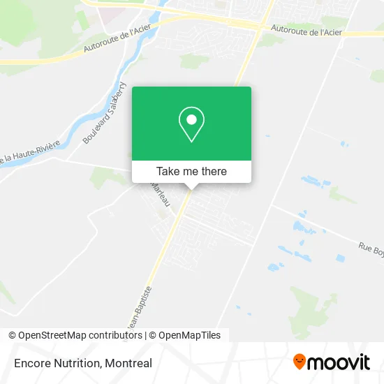 Encore Nutrition map