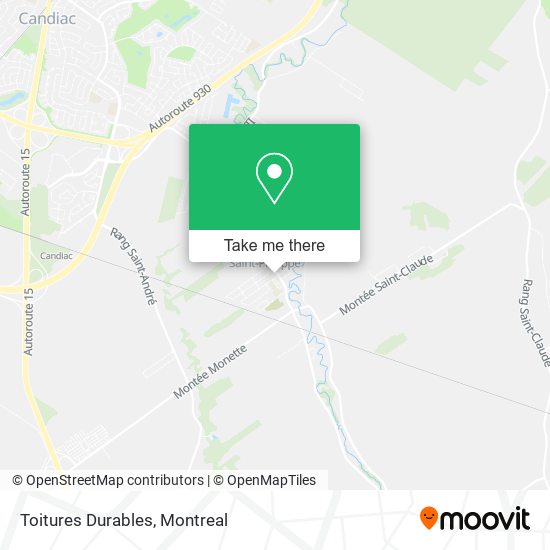 Toitures Durables map