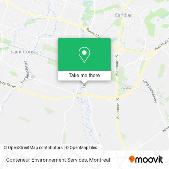 Conteneur Environnement Services map