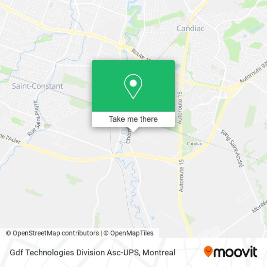 Gdf Technologies Division Asc-UPS map
