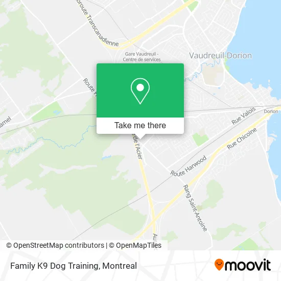 Family K9 Dog Training map