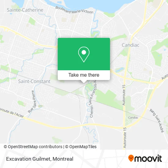 Excavation Guilmet map