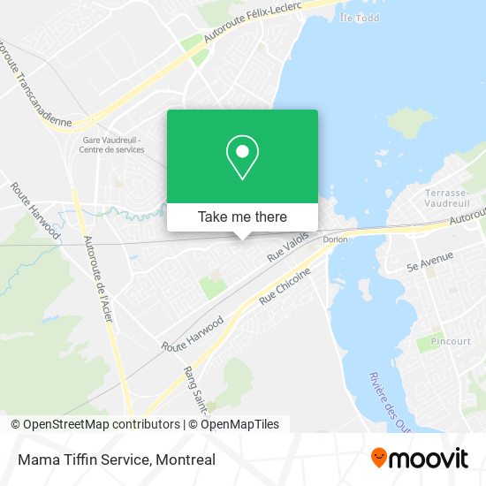 Mama Tiffin Service map