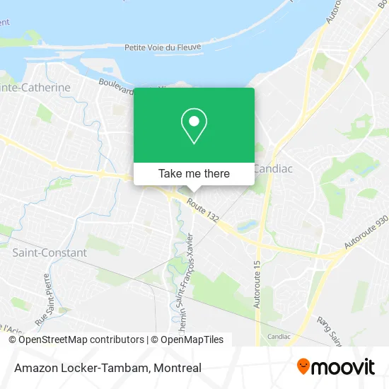 Amazon Locker-Tambam map
