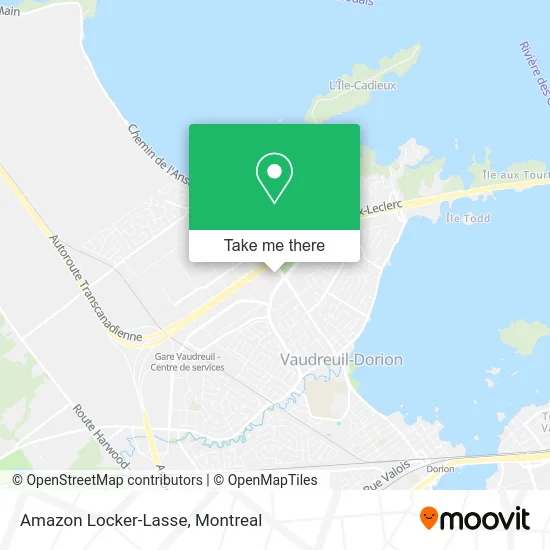 Amazon Locker-Lasse map