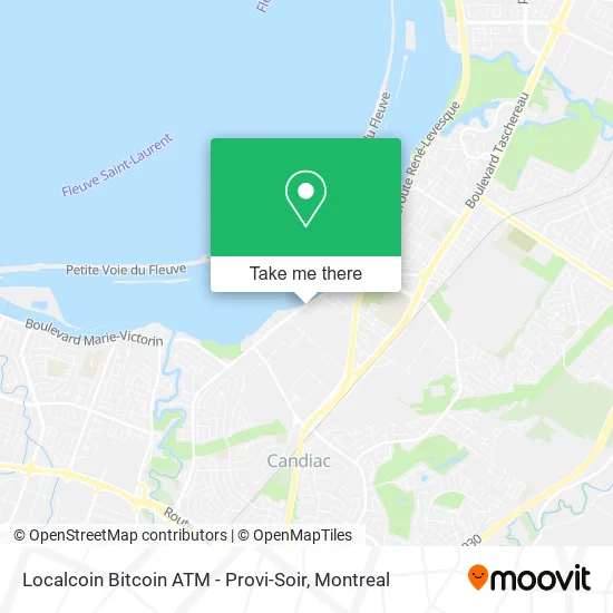 Localcoin Bitcoin ATM - Provi-Soir map