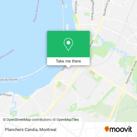 Planchers Candia map