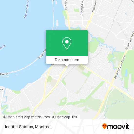 Institut Spiritus map