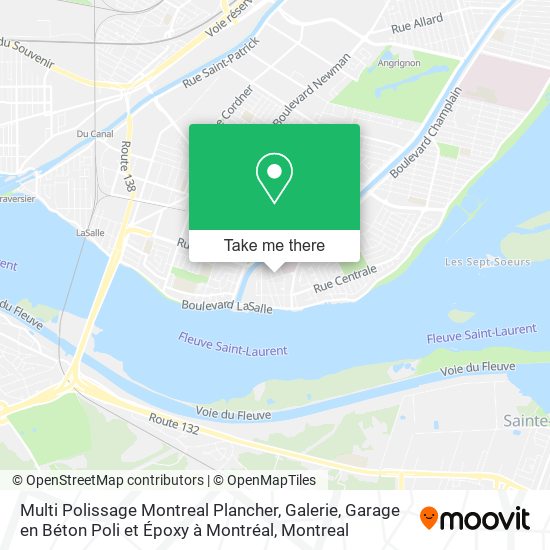Multi Polissage Montreal Plancher, Galerie, Garage en Béton Poli et Époxy à Montréal map