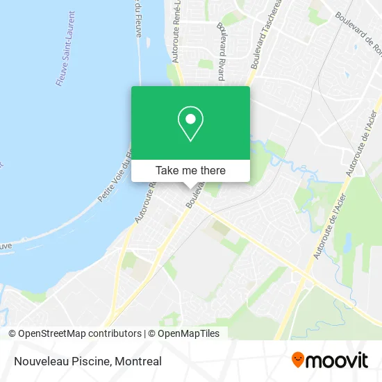 Nouveleau Piscine map