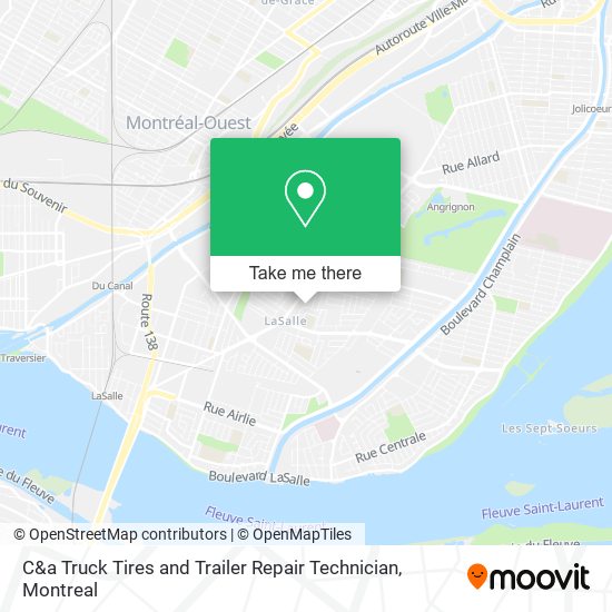 C&a Truck Tires and Trailer Repair Technician map