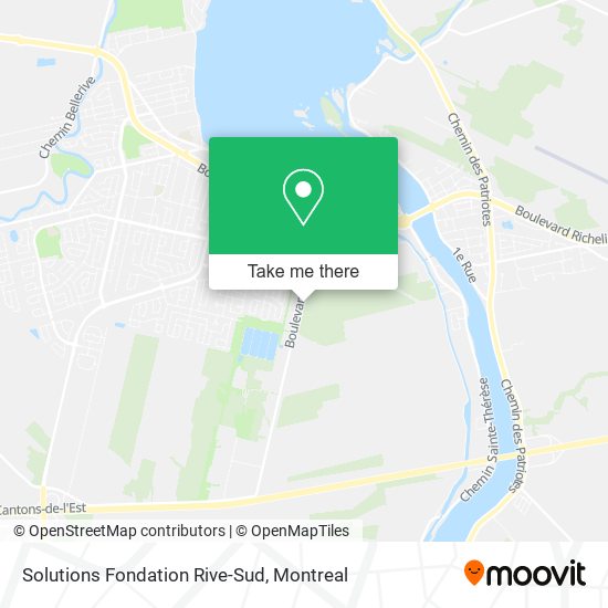 Solutions Fondation Rive-Sud map