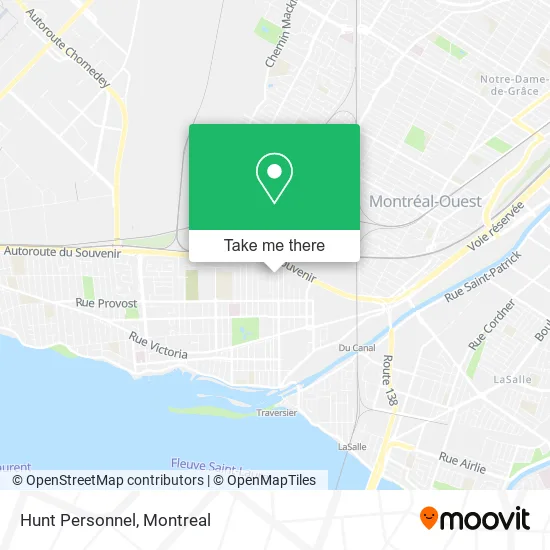 Hunt Personnel map