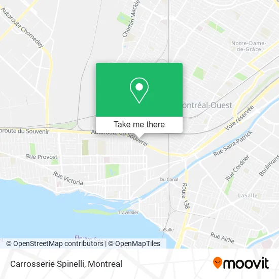 Carrosserie Spinelli map