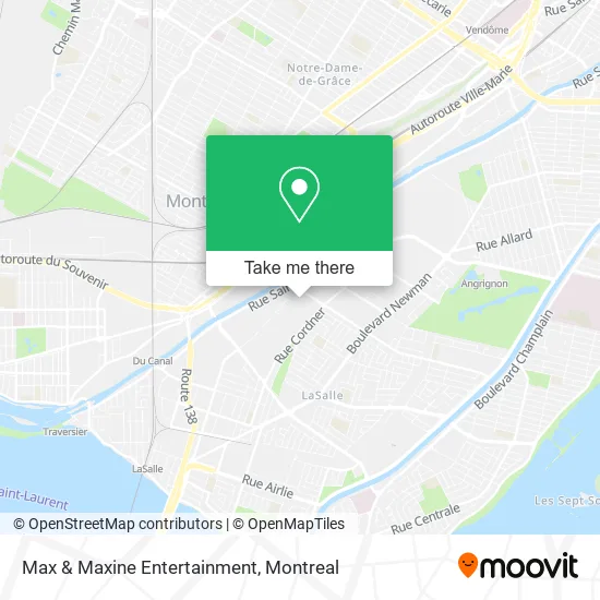 Max & Maxine Entertainment map