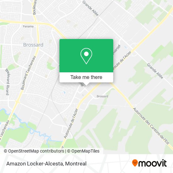 Amazon Locker-Alcesta map