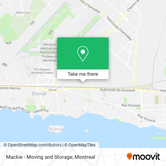 Mackie - Moving and Storage map