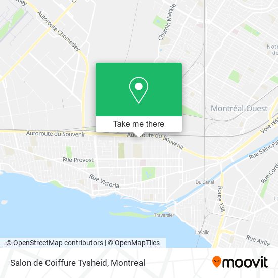 Salon de Coiffure Tysheid map