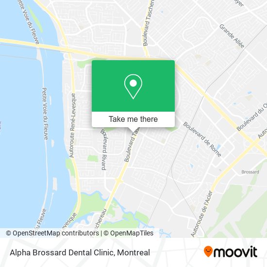 Alpha Brossard Dental Clinic map